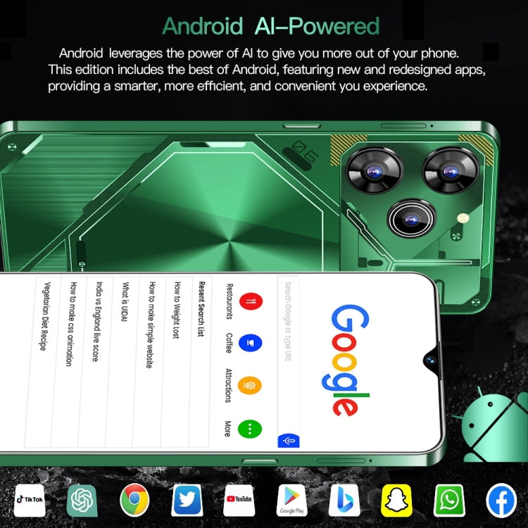 Pova 6 Pro / SDT39, 2GB+16GB, Face Identification, 6.28 inch Screen Android 6.0 SC7731 Quad Core, Network: 3G, Dual SIM (Green) - by buy2fix | Online Shopping UK | buy2fix