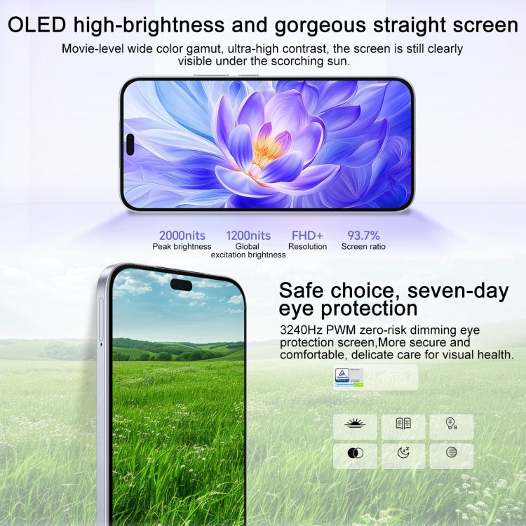Honor X60i, 12GB+512GB, Screen Fingerprint, 6.7 inch MagicOS 8.0 Dimensity 6080 Octa Core, Network: 5G, OTG, Not Support Google Play (White) - Honor by HONOR | Online Shopping UK | buy2fix