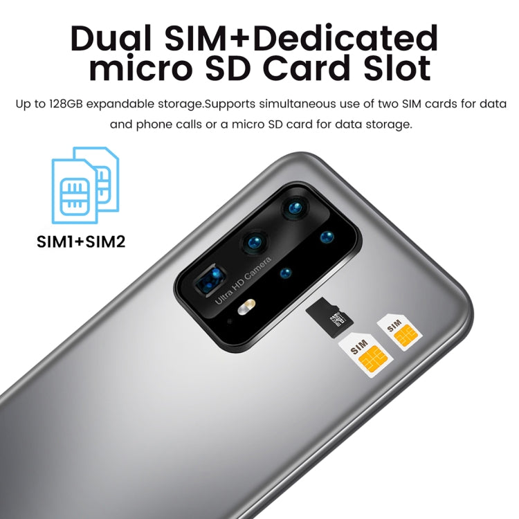 P45 Pro+, 1GB+8GB, 6.0 inch, Face Identification, Android 5.1 MTK6580 Quad Core, Network: 3G (Blue) by buy2fix