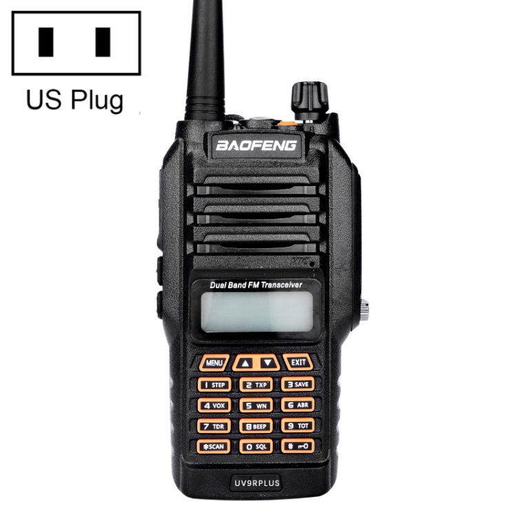 BaoFeng BF-UV9R Plus 10W Waterproof Dual Band Radio Handheld Antenna Walkie Talkie, US Plug - Handheld Walkie Talkie by BAOFENG | Online Shopping UK | buy2fix