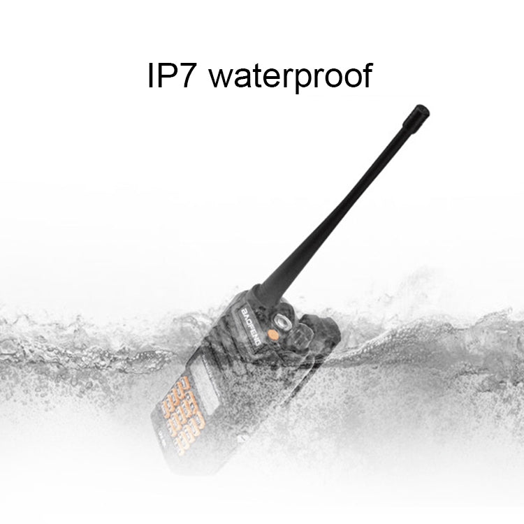 BaoFeng BF-UV9R Plus 10W Waterproof Dual Band Radio Handheld Antenna Walkie Talkie, EU Plug - Handheld Walkie Talkie by BAOFENG | Online Shopping UK | buy2fix