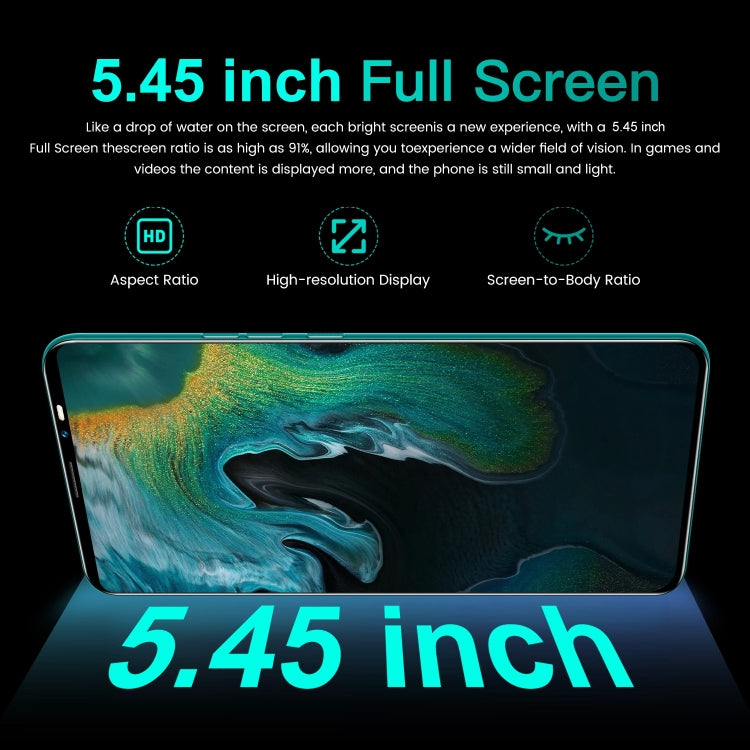 P55-Rino4 Pro, 1GB+8GB, 5.45 inch Screen, Face Identification, Android 4.4.2 MTK6572 Dual Core, Network: 3G(Blue) - by buy2fix | Online Shopping UK | buy2fix