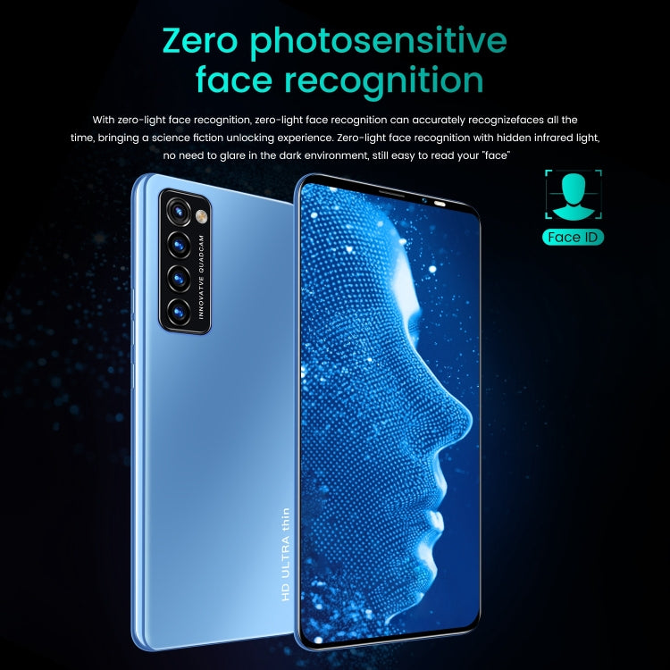 P55-Rino4 Pro, 1GB+8GB, 5.45 inch Screen, Face Identification, Android 4.4.2 MTK6572 Dual Core, Network: 3G(Blue) - by buy2fix | Online Shopping UK | buy2fix