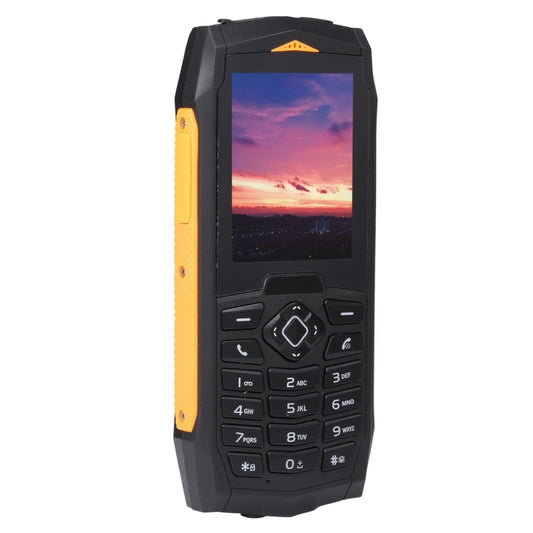 Rugtel R1C Rugged Phone, IP68 Waterproof Dustproof Shockproof, 2.4 inch, MTK6261D, 2000mAh Battery, SOS, FM, Dual SIM(Yellow) by Rugtel