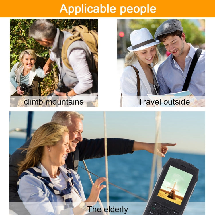 Rugtel R3C Rugged Phone, IP68 Waterproof Dustproof Shockproof, 2.8 inch, MTK6261D, 2000mAh Battery, SOS, FM, Dual SIM(Silver) by Rugtel