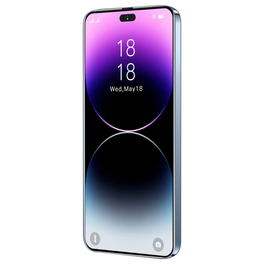 i14 Pro Max / H208A, 3GB+32GB, 6.5 inch Dynamic Island Screen, Face Identification, Android 8.1 MTK6753 Octa Core, Network: 4G (Blue) by buy2fix