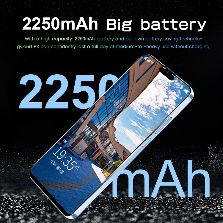 i14 Pro Max N85, 1GB+8GB, 6.1 inch Screen, Face Identification, Android 8.1 MTK6580A Quad Core, Network: 3G, Dual SIM (Blue) - by buy2fix | Online Shopping UK | buy2fix
