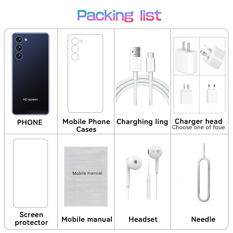 S23+ DP10, 512MB+4GB, 5.0 inch Screen, Face Identification, Android 4.4.2 MTK6572 Dual Core, Network: 3G(Light Blue) by buy2fix