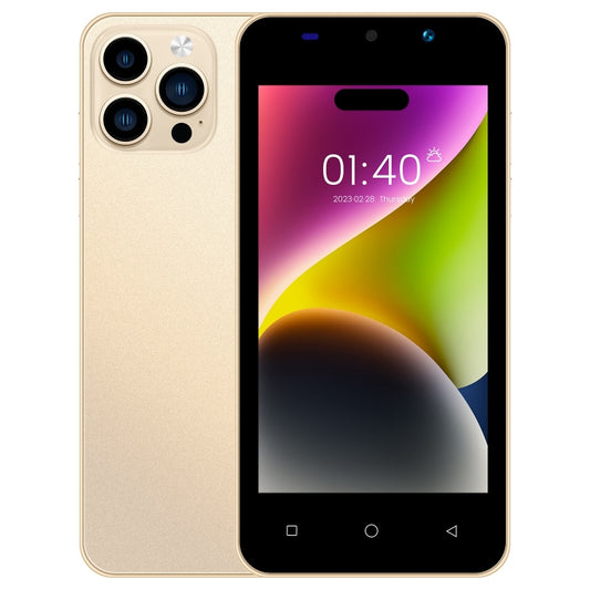 i14 mini HRDP5, 512MB+4GB, 5.0 inch Screen, Face Identification, Android 5.0 MTK6572 Dual Core, Network: 3G (Gold) by buy2fix