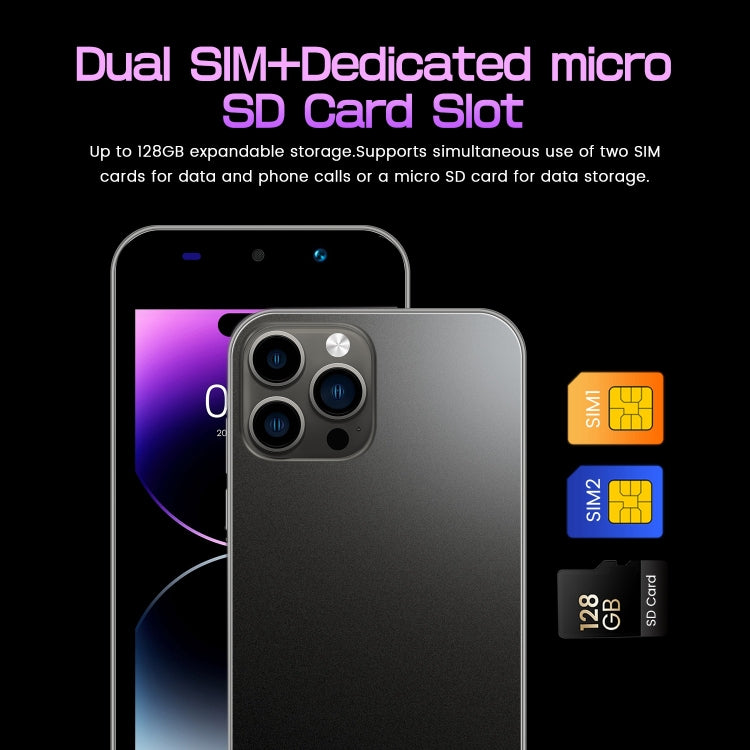 i14 mini HRDP5, 512MB+4GB, 5.0 inch Screen, Face Identification, Android 5.0 MTK6572 Dual Core, Network: 3G (Gold) - by buy2fix | Online Shopping UK | buy2fix