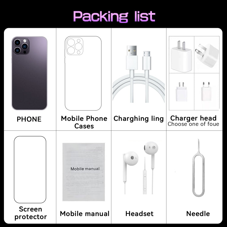 i14 mini HRDP5, 512MB+4GB, 5.0 inch Screen, Face Identification, Android 5.0 MTK6572 Dual Core, Network: 3G (Black) by buy2fix