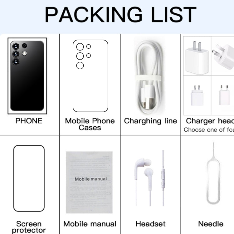 S23Ultra / D15, 1GB+16GB, 6.52 inch, Face Identification, Android 9.1 MTK6580A Quad Core, Network: 3G (Purple) by buy2fix