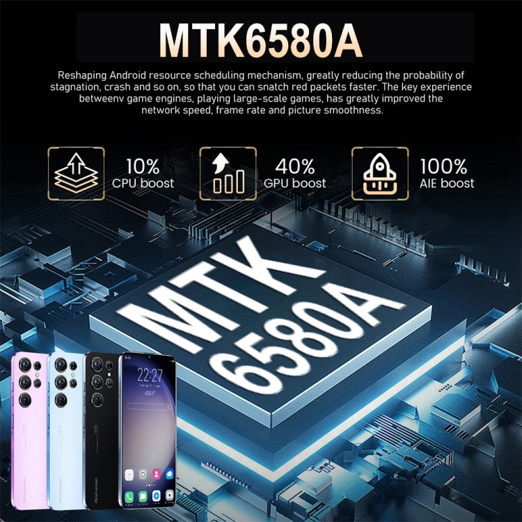 S23 Ultra 5G / X21, 2GB+16GB, 6.5 inch Screen, Face Identification, Android 9.1 MTK6580A Quad Core, Network: 3G, Dual SIM (Purple) - by buy2fix | Online Shopping UK | buy2fix