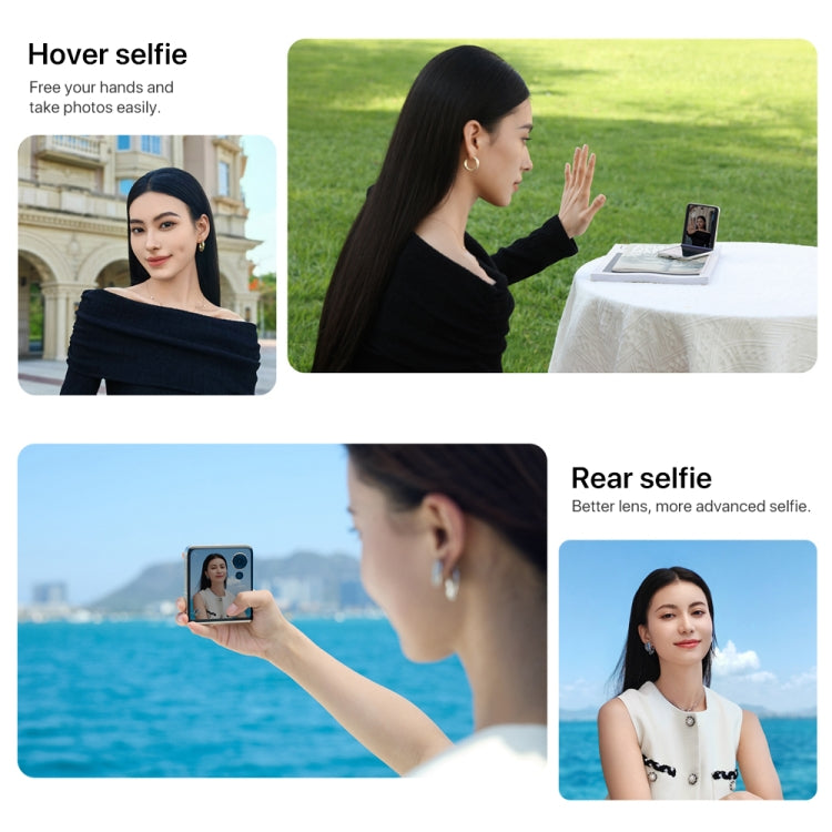 Honor Magic V Flip, 12GB+256GB, 6.8 inch + 4.0 inch Screen MagicOS 8.0 Snapdragon 8+ Gen 1 Octa Core, Network: 5G, NFC, OTG (Pink) - Honor by HONOR | Online Shopping UK | buy2fix