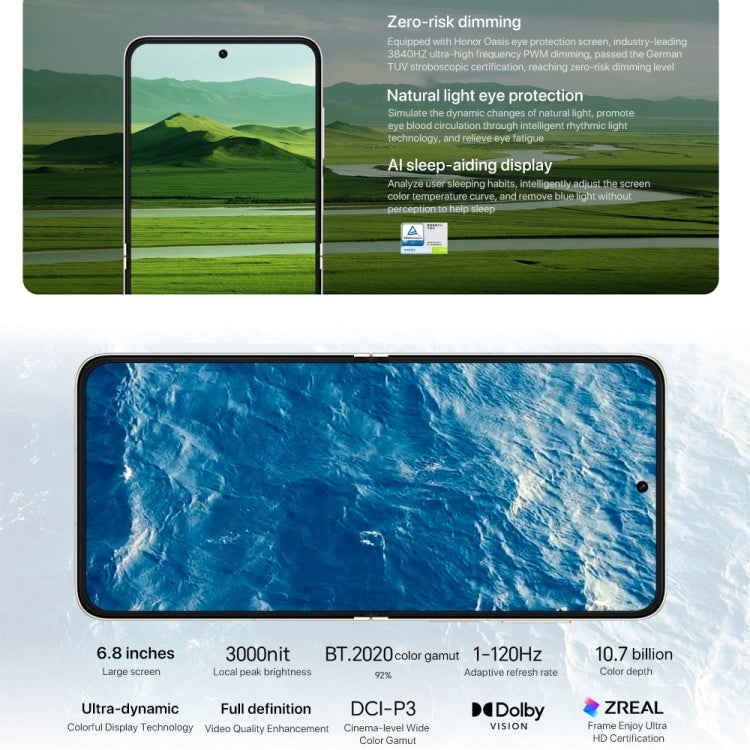 Honor Magic V Flip, 12GB+256GB, 6.8 inch + 4.0 inch Screen MagicOS 8.0 Snapdragon 8+ Gen 1 Octa Core, Network: 5G, NFC, OTG (Pink) - Honor by HONOR | Online Shopping UK | buy2fix