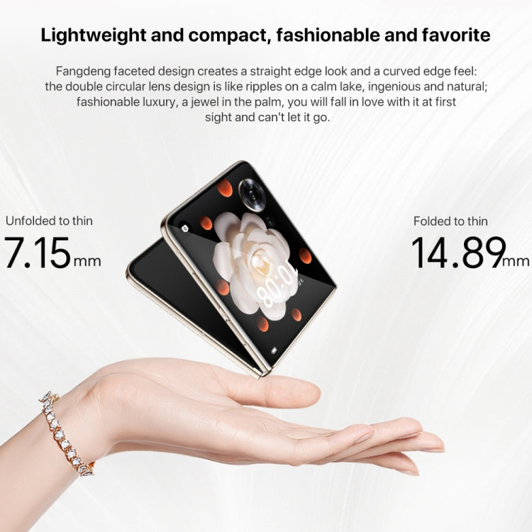 Honor Magic V Flip, 12GB+256GB, 6.8 inch + 4.0 inch Screen MagicOS 8.0 Snapdragon 8+ Gen 1 Octa Core, Network: 5G, NFC, OTG (Pink) - Honor by HONOR | Online Shopping UK | buy2fix