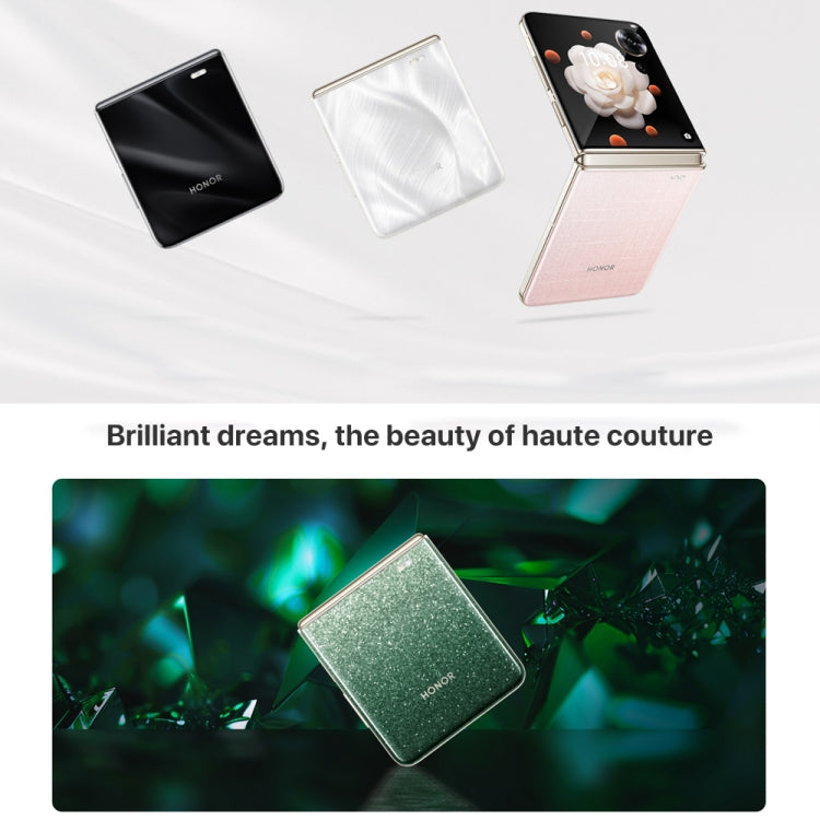 Honor Magic V Flip, 12GB+256GB, 6.8 inch + 4.0 inch Screen MagicOS 8.0 Snapdragon 8+ Gen 1 Octa Core, Network: 5G, NFC, OTG (Pink) - Honor by HONOR | Online Shopping UK | buy2fix