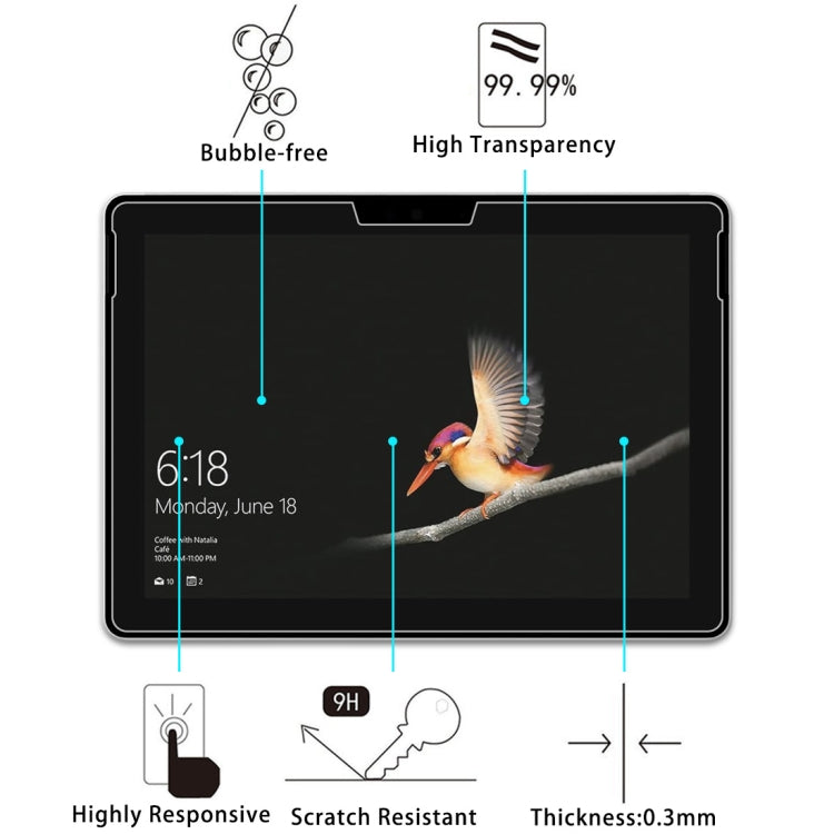 25 PCS For Microsoft Surface Go 2 9H 2.5D Explosion-proof Tempered Glass Film - Others by buy2fix | Online Shopping UK | buy2fix