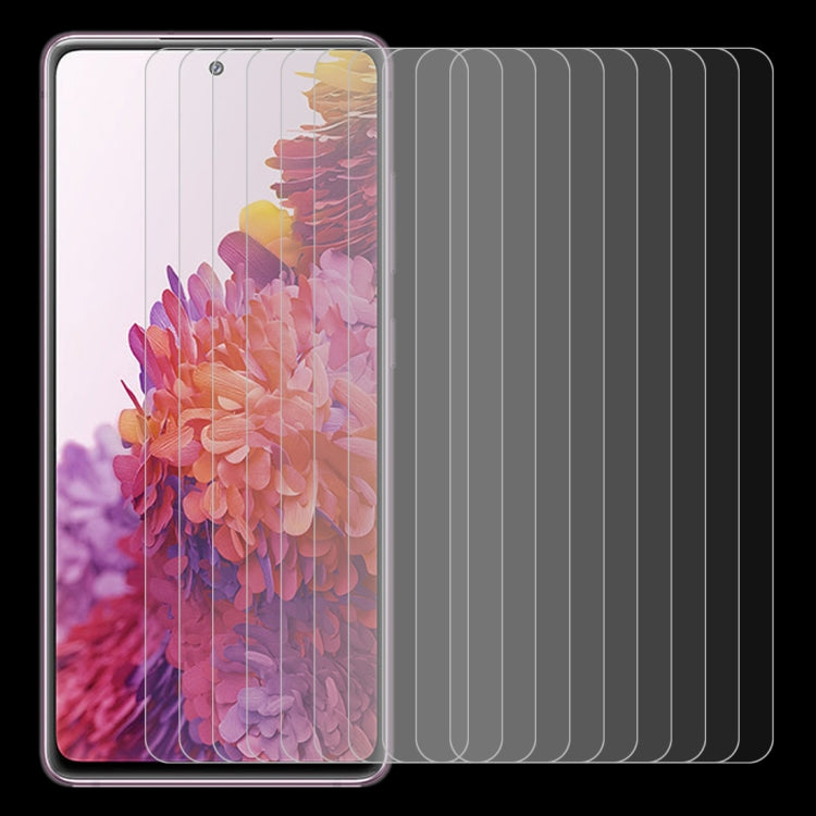 For Samsung Galaxy S20 FE / S20 FE 5G / S20 FE 2022 10 PCS 0.26mm 9H 2.5D Tempered Glass Film by buy2fix