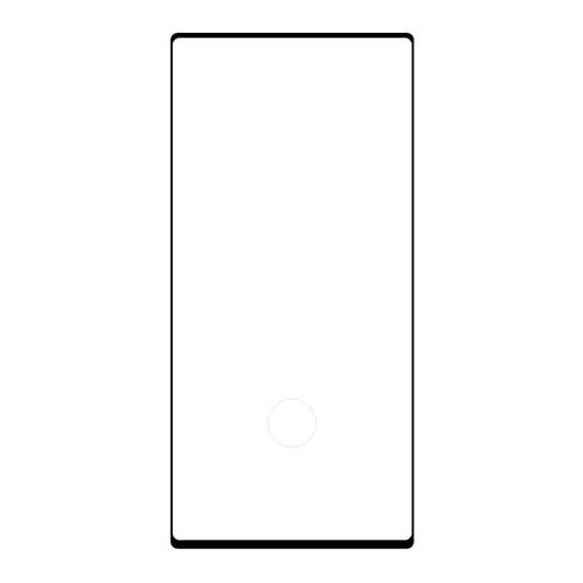 For Galaxy Note 10+ Full Glue 3D Curved Edge Tempered Glass Film, Fingerprint Unlock Is Supported(Black) by buy2fix