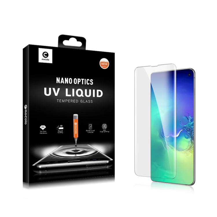 mocolo 9H 3D Full Screen UV Screen Film for Galaxy S10+, Support Fingerprint Unlock by mocolo