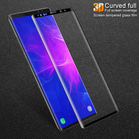 IMAK 9H 3D Curved Surface Full Screen Tempered Glass Film for Galaxy Note9(Black) by imak