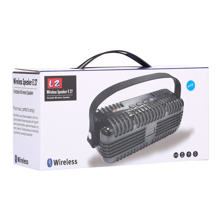 LZ E27 DC 5V Portable Wireless Speaker with Hands-free Calling, Support USB & TF Card & 3.5mm Aux(Blue) - Desktop Speaker by buy2fix | Online Shopping UK | buy2fix