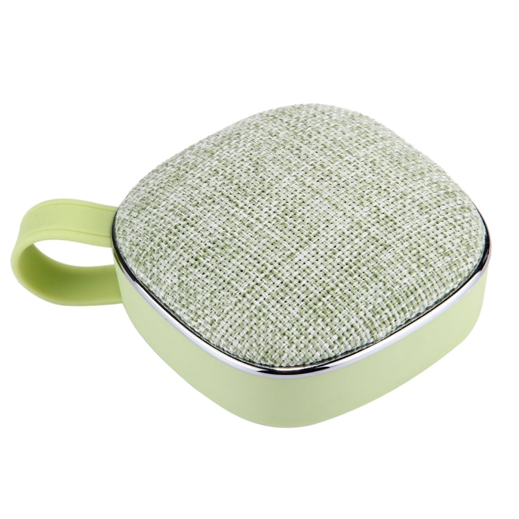 X25 Portable Fabric Design Bluetooth Stereo Speaker with Built-in MIC, Support Hands-free Calls & TF Card & AUX IN, Bluetooth Distance: 10m(Green) - Desktop Speaker by buy2fix | Online Shopping UK | buy2fix