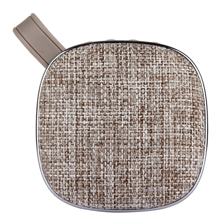 X25 Portable Fabric Design Bluetooth Stereo Speaker with Built-in MIC, Support Hands-free Calls & TF Card & AUX IN, Bluetooth Distance: 10m(Khaki) - Desktop Speaker by buy2fix | Online Shopping UK | buy2fix