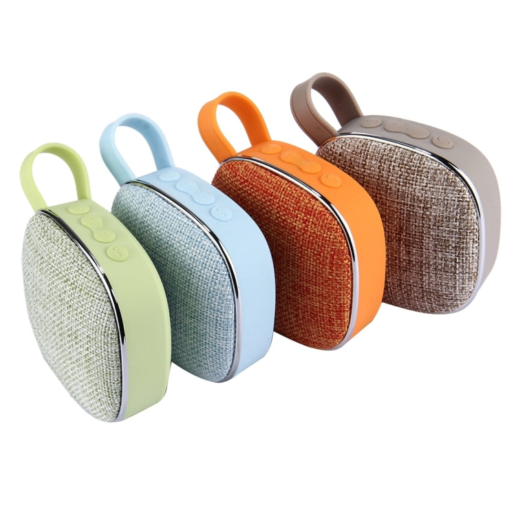 X25 Portable Fabric Design Bluetooth Stereo Speaker with Built-in MIC, Support Hands-free Calls & TF Card & AUX IN, Bluetooth Distance: 10m(Green) - Desktop Speaker by buy2fix | Online Shopping UK | buy2fix