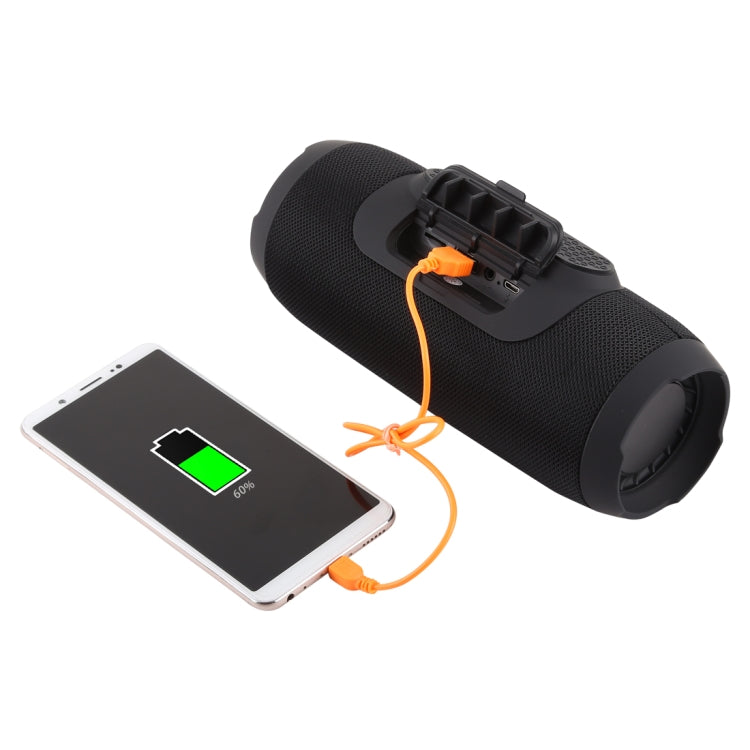 Charge3 Life Waterproof Bluetooth Stereo Speaker, Built-in MIC, Support Hands-free Calls & TF Card & AUX IN & Power Bank(Black) - Waterproof Speaker by buy2fix | Online Shopping UK | buy2fix