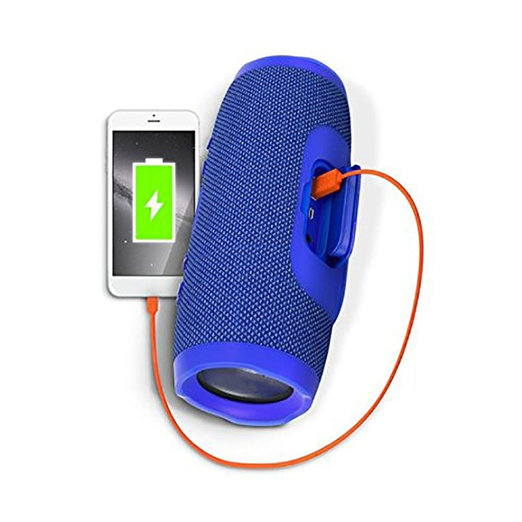 Charge3 Life Waterproof Bluetooth Stereo Speaker, Built-in MIC, Support Hands-free Calls & TF Card & AUX IN & Power Bank(Blue) - Waterproof Speaker by buy2fix | Online Shopping UK | buy2fix