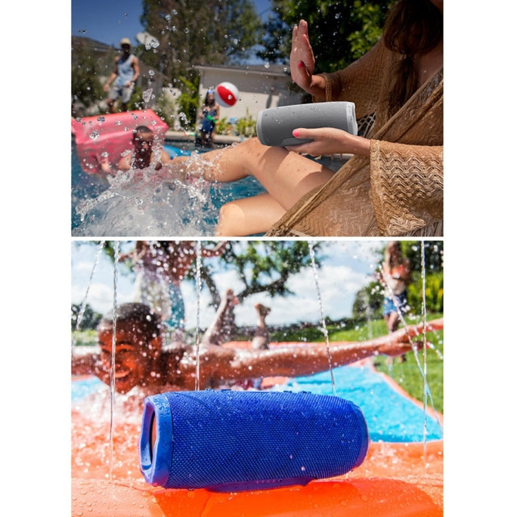 Charge3 Life Waterproof Bluetooth Stereo Speaker, Built-in MIC, Support Hands-free Calls & TF Card & AUX IN & Power Bank(Blue) - Waterproof Speaker by buy2fix | Online Shopping UK | buy2fix