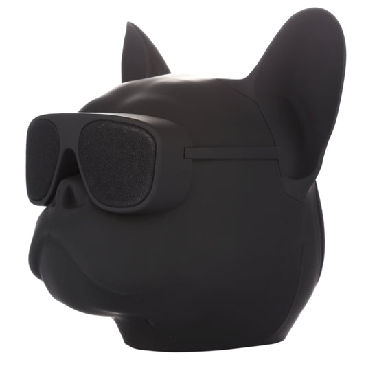 AEROBULL Bulldog Fashion Portable Bluetooth Wireless Stereo Speaker, Support Aux Input & TF Card, For Mobile Phones / Tablets / Laptops, Support TF Card & AUX Input, Bluetooth Distance: 10m(Black) - Desktop Speaker by buy2fix | Online Shopping UK | buy2fix