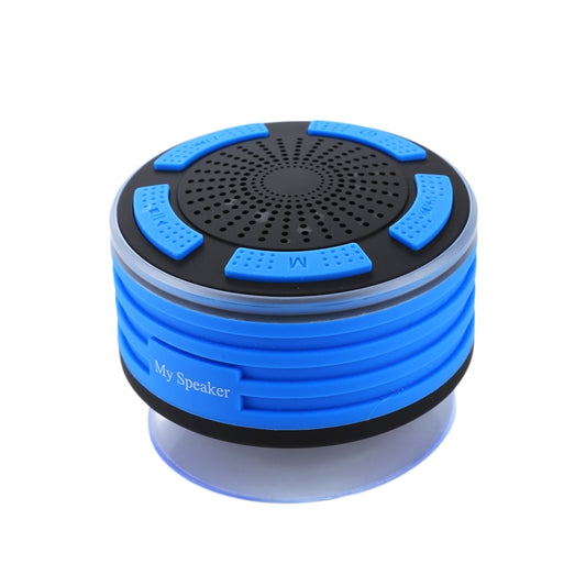 F013 Mini Portable IPX7 Waterproof Bluetooth V4.0 Stereo Speaker MP3 Player with Colorful LED Light & Suction Cup, Built-in Mic, Support FM Radio, Bluetooth Distance: 10m - Desktop Speaker by buy2fix | Online Shopping UK | buy2fix