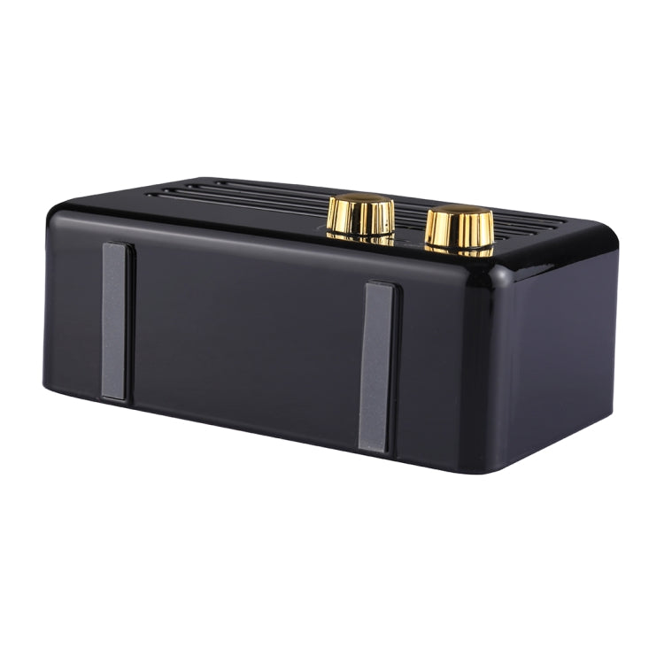 Portable Wireless Bluetooth V4.2 Stereo Speaker with Lanyard, Built-in MIC, Support Hands-free Calls & TF Card & AUX IN & FM, Bluetooth Distance: 10m (Black) - Desktop Speaker by buy2fix | Online Shopping UK | buy2fix