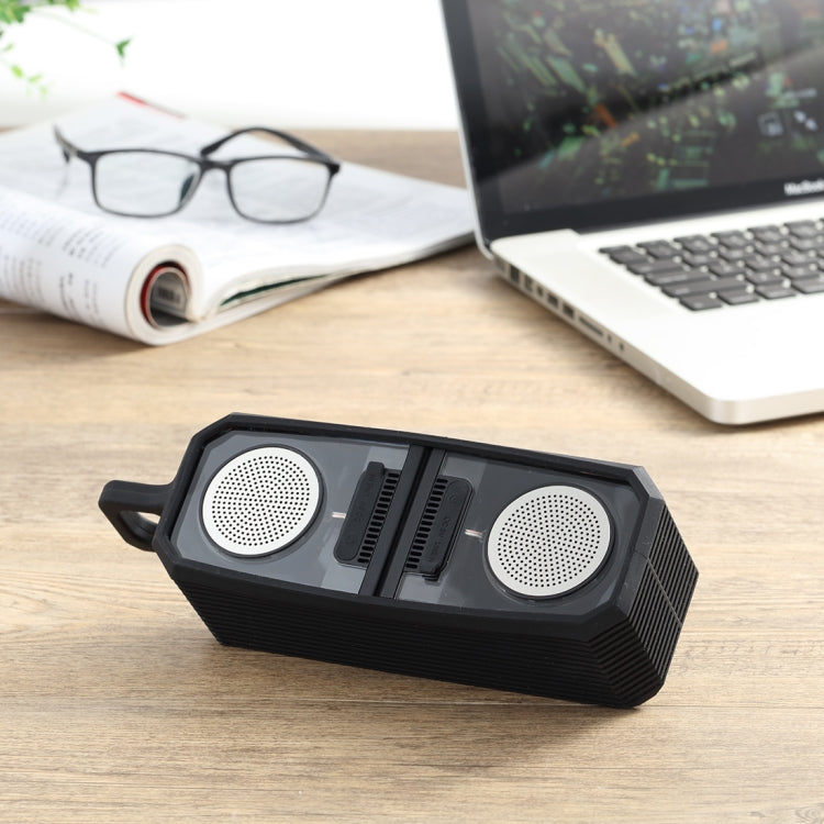 BTS-628 Transparent Bluetooth 4.2 Speaker with TWS Function - Desktop Speaker by buy2fix | Online Shopping UK | buy2fix