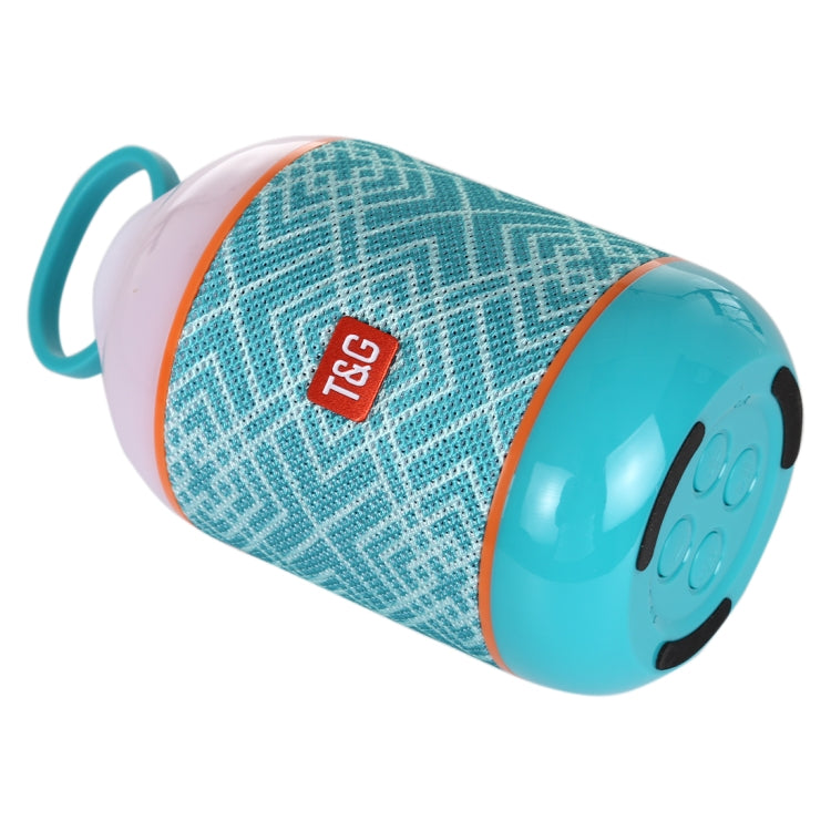T&G TG605 Portable Stereo Wireless Bluetooth V5.0 Speaker, Built-in Mic, Support Hands-free Calls & TF Card & U Disk & AUX Audio & FM(Blue) - Desktop Speaker by buy2fix | Online Shopping UK | buy2fix