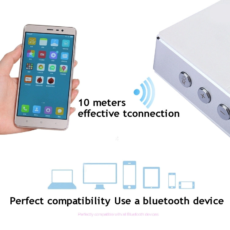 YM370 Multifunctional Bluetooth Speaker with Mic, Support Hands-free Calls & TF Card(Grey) - Desktop Speaker by buy2fix | Online Shopping UK | buy2fix