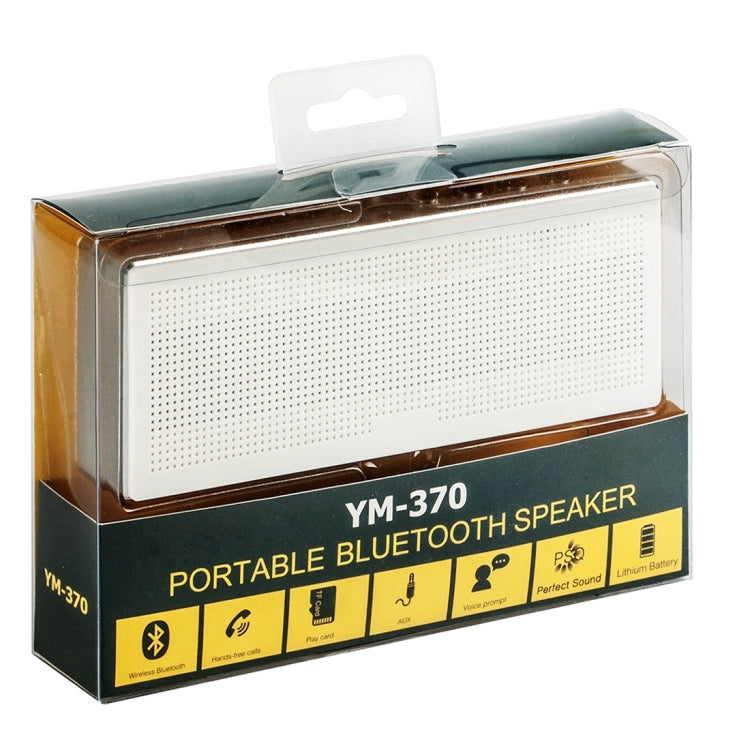 YM370 Multifunctional Bluetooth Speaker with Mic, Support Hands-free Calls & TF Card(Grey) - Desktop Speaker by buy2fix | Online Shopping UK | buy2fix