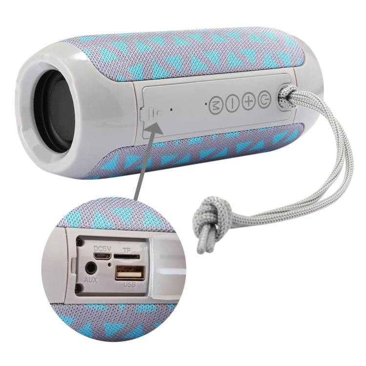 T&G TG117 Portable Bluetooth Stereo Speaker, with Built-in MIC, Support Hands-free Calls & TF Card & AUX IN & FM, Bluetooth Distance: 10m(Blue) - Desktop Speaker by T&G | Online Shopping UK | buy2fix