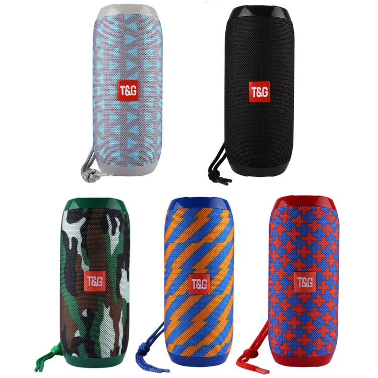 T&G TG117 Portable Bluetooth Stereo Speaker, with Built-in MIC, Support Hands-free Calls & TF Card & AUX IN & FM, Bluetooth Distance: 10m(Blue) - Desktop Speaker by T&G | Online Shopping UK | buy2fix