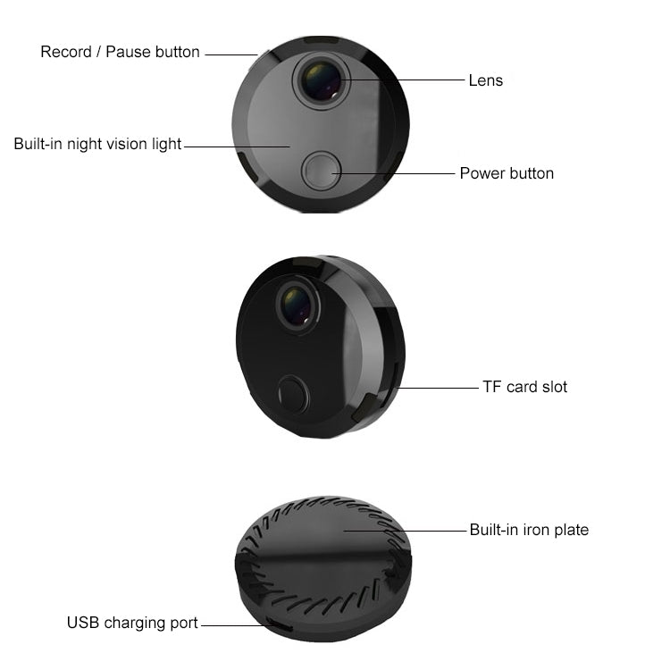 HDQ15 HD 1080P WIFI Mini Camera, with IR Night Vision & Remote Surveillance - Mini Camera by buy2fix | Online Shopping UK | buy2fix
