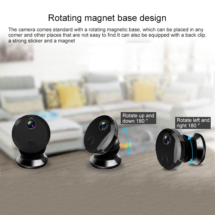 HDQ15 HD 1080P WIFI Mini Camera, with IR Night Vision & Remote Surveillance - Mini Camera by buy2fix | Online Shopping UK | buy2fix