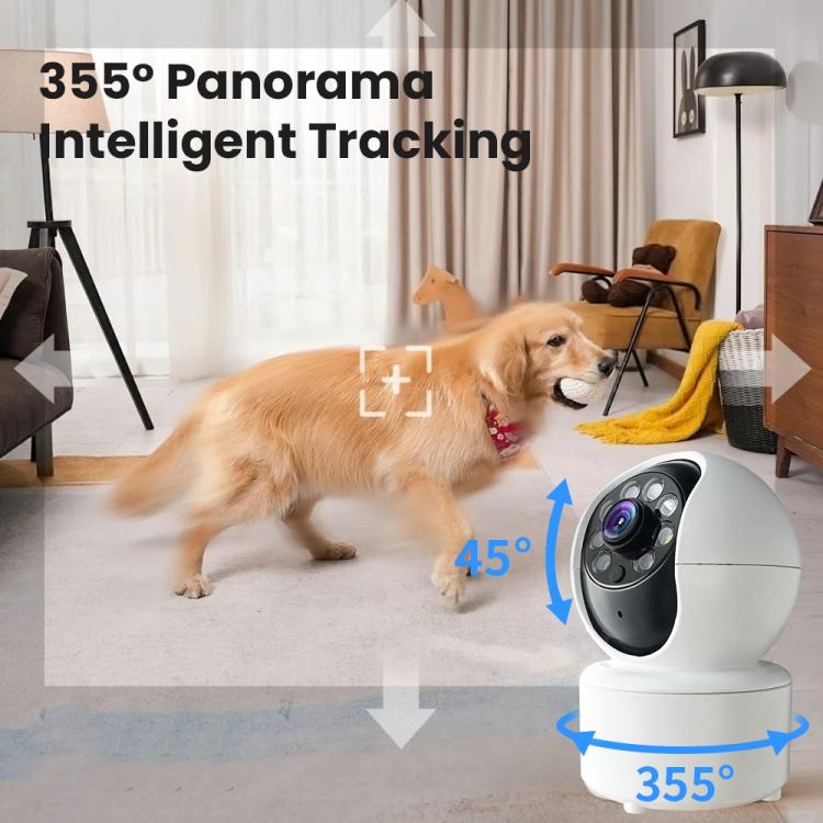 A10 Mini 360 PTZ WiFi Surveillance Camera Smart Home IP Camera Night Vision Baby Monitor (White) - Wireless Camera by buy2fix | Online Shopping UK | buy2fix