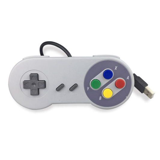 USB Interface Mixed Color Computer Wired Game Handle Controller by buy2fix