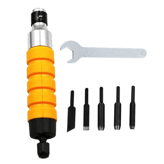 Electric Carving Knife Woodwork Tools Graver with Carving Knives & Spanner - Burin &Cutting Knife by buy2fix | Online Shopping UK | buy2fix