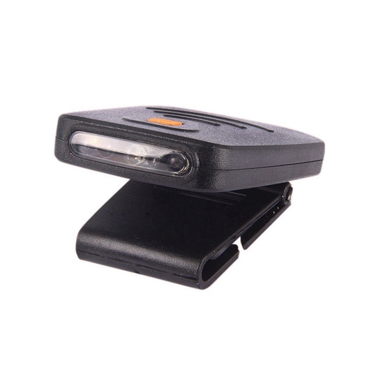 Portable Infrared Sensor LED Rechargeable Clip Hat Cap Lamp Fishing Headlamp for Fishing Camping Hiking (Black) by buy2fix