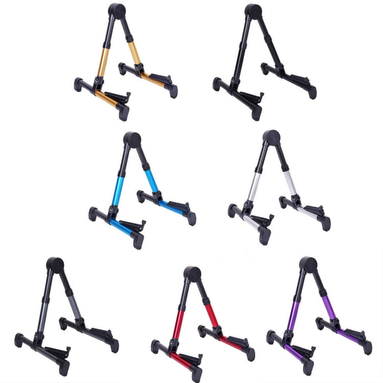 Simple Folding Vertical Guitar Violin Ukulele Bracket Musical Instrument Stand - String Instrument Accessories by buy2fix | Online Shopping UK | buy2fix
