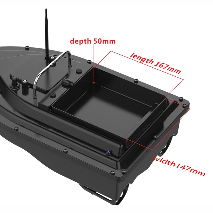 D16 Smart RC Fishing Bait Boat 2kg Loading 500M - RC Boats by buy2fix | Online Shopping UK | buy2fix